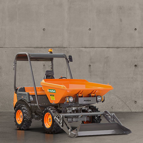 Dumper mit Gummireifen - D201RHGS - AUSA - Diesel / Rundkipper / selbstladend
