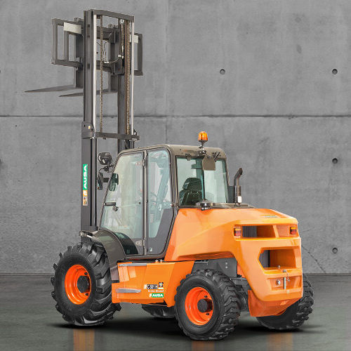 Diesel-Gabelstapler - C501H - AUSA - Sitz / für Materialumschlag / 4 Räder