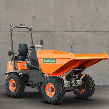 Dumper mit Gummireifen - D301AHG - AUSA - Diesel / knickgelenkt / mit 4-Rad-Antrieb