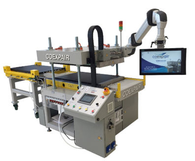 Pneumatische Presse - Coexpair s.a. - elektrisch / RTM-Form / Kompression