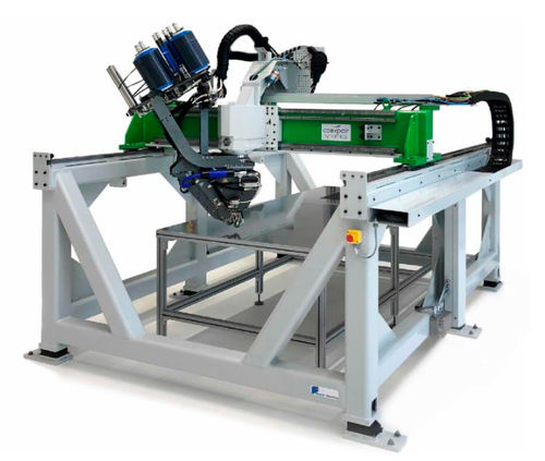 Automatische Faserablegeanlage - Coexpair s.a. - für Verbundstoffe / für Formvorgänge mit Harztransfer (RTM)