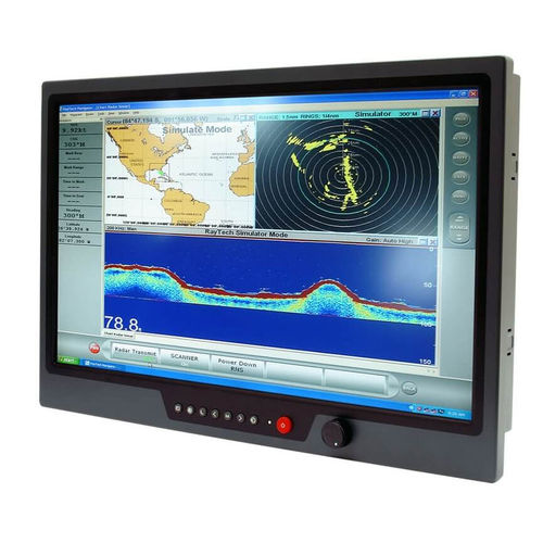 LCD-Monitor - NPD2115 - Litemax Electronics Inc. - mit resisitivem Touchscreen / für Seewasseranwendungen / 21,5"