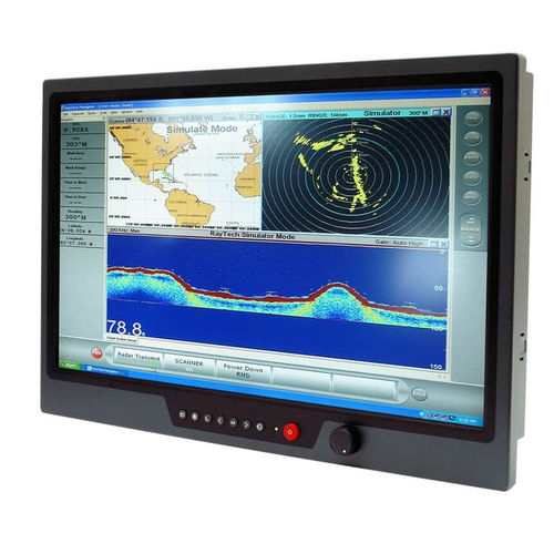 LCD-Monitor - NPD2118 - Litemax Electronics Inc. - mit resisitivem Touchscreen / für Seewasseranwendungen / 21,5"