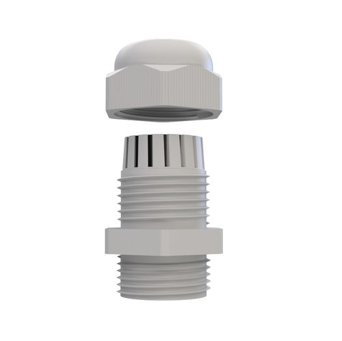 Nylon-Kabelverschraubung - PC series - B.M.P - IP68 / gerade / Gewinde