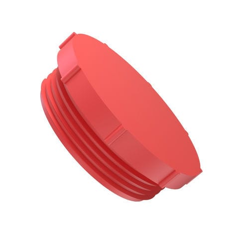 Runder Stopfen - TFU series - B.M.P - Gewinde / Polyethylen mit niedriger Dichte (LDPE) / universell