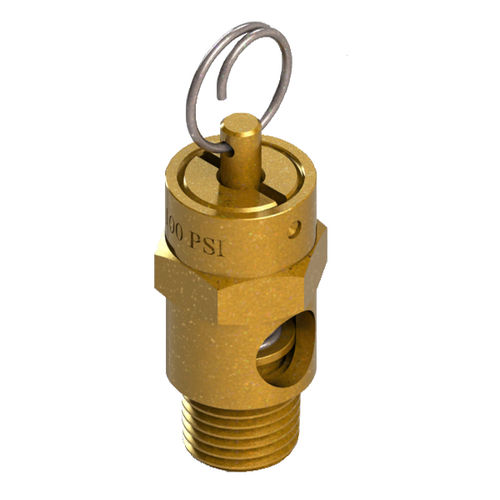 Messing-Sicherheitsabblaseventil - U200C series - Valve Check, Inc - Gewinde / Edelstahl