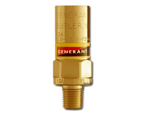 Druckbegrenzungsventil für Zylinder - LCV series - Generant - Kryogen