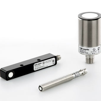 Reflex-Lichttaster-Ultraschallsensor - US series - di-soric - Edelstahl