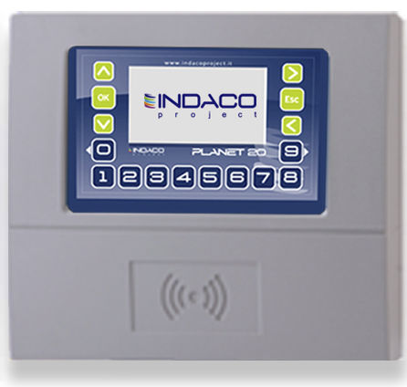 Näherungsleser-Zugangskontrollsystem - Planet 20 - Indaco Project s.r.l. - RFID / biometrisch / per Fingerabdruck