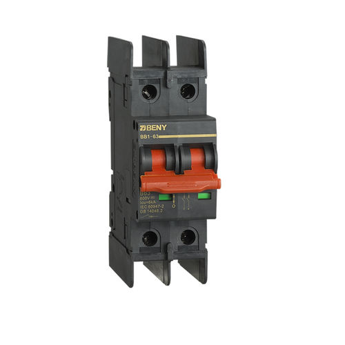 DC-Schutzschalter - BB1-63 - Zhejiang Benyi Electrical Co.,ltd. - zweipolig / mit manueller Rücksetzung / für Photovoltaikanwendung