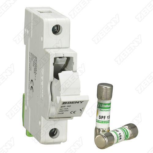 DC-Sicherungshalter - BR-30 - Zhejiang Benyi Electrical Co.,ltd. - zylindrisch / für DIN-Schiene / für Photovoltaikanwendung