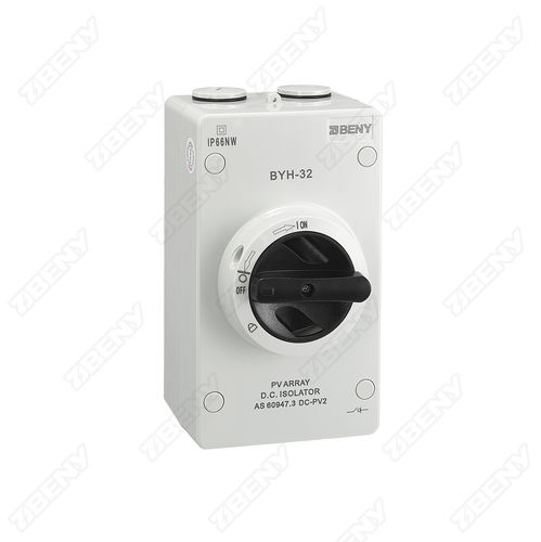 Drehtrennschalter - BYH-32 - Zhejiang Benyi Electrical Co.,ltd. - Niederspannung / 4-polig / zweipolig