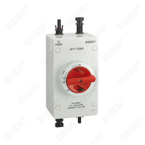 Drehtrennschalter - BYT-32M1 - Zhejiang Benyi Electrical Co.,ltd. - Niederspannung / 4-polig / DC
