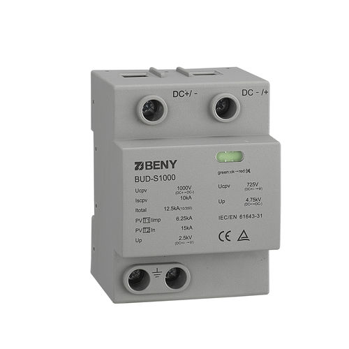 Überspannungsableiter Typ 2 - BUD-S1000 - Zhejiang Benyi Electrical Co.,ltd. - Typ 1 / zur Fernanzeige / für Photovoltaikanlage