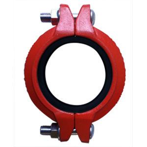 Bolzen-Rohrschelle - LD 14 VGC 01 - Pipe Valve Flange Factory Landee - Metall / mit Gummiring