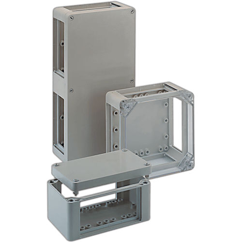 Flanschgehäuse - PFS series - ROSE Systemtechnik - rechteckig / glasfaserverstärktes Polyester / Industrie