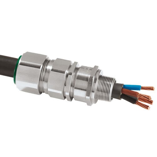 Kabelverschraubung / vernickeltes Messing - E1FW Series - ROSE Systemtechnik - Messing / IP68 / IP66