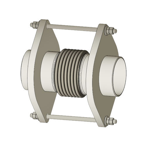 Einfacher Dehnungskompensator - STP series  - Spiroflex d.o.o. - Metall / rund / Einschraub