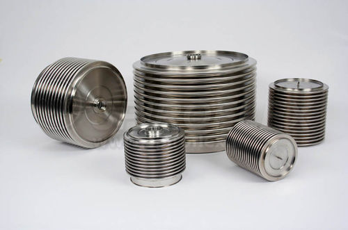 Dehnungskompensator für Transformator - Bellows for instrument transformers - Spiroflex d.o.o. - Stahl / rund / Einschraub