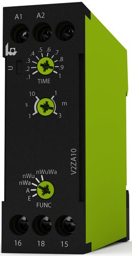 Elektronisches Zeitrelais - V2ZA10 3MIN - TELE Haase Steuergeraete GmbH - analog / Zeitverzögerung / für DIN-Schiene