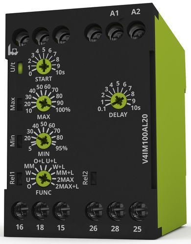 Stromüberwachungs-Relais - V4IM100AL20 - TELE Haase Steuergeraete GmbH - 2NO/NF / AC/DC / einphasig