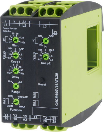 Leistungsfaktor-Schutzrelais - G4CM690V16ATL20 - TELE Haase Steuergeraete GmbH - 2NO/NF / 1NO/NF / AC