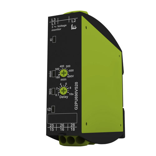Unterspannungs-Überwachungsrelais - G2PU690VS20 - TELE Haase Steuergeraete GmbH - Phasenfolge / für Phasenverlust / Phasenungleichgewicht