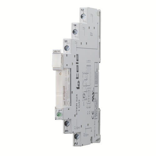 Elektromechanisches Relais / 24 VDC - STKR524 - TELE Haase Steuergeraete GmbH - 24 V AC / kompakt / schmal