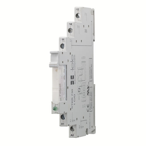 Elektromechanisches Relais / 220 V AC - STKR730 - TELE Haase Steuergeraete GmbH - Koppel / IEC / mit LED-Anzeige