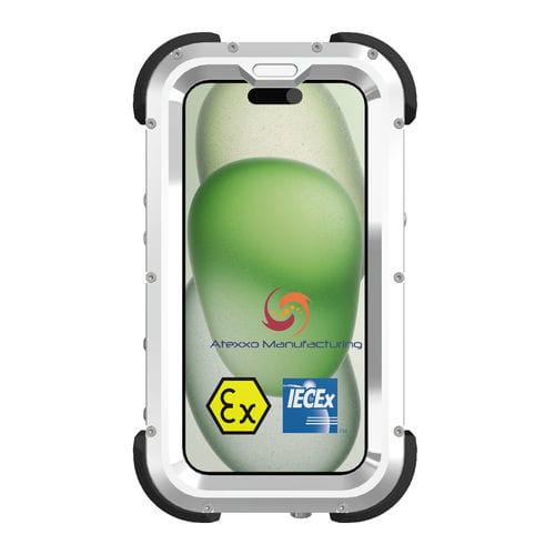 Industrie-Smartphone / 5G - MOB-EXd-IPH-15 series - Atexxo B.V. - für Gefahrenzonen / 128 GB / 256 GB