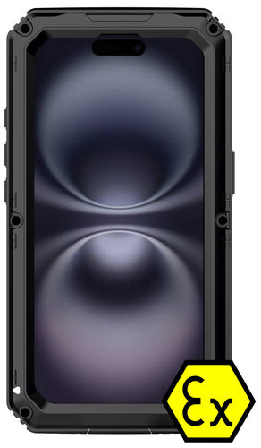 Industrie-Smartphone / 5G - MOB-EX-IPH-16-PR-MX series - Atexxo B.V. - für Gefahrenzonen / 256 GB / 512 GB