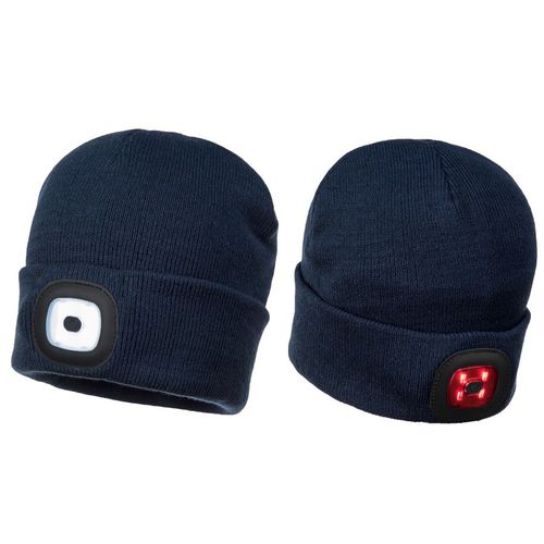 Anstosskappe / EN 812 - BONC02L07 - Surflex - regelbar / mit LED-Stirnleuchte / schwarz