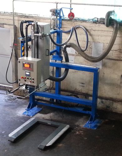 3-Achs-Füllmaschine - ERIFUT 3 X series - ERIMAC - halbautomatisch / manuell / für Fässer auf Paletten
