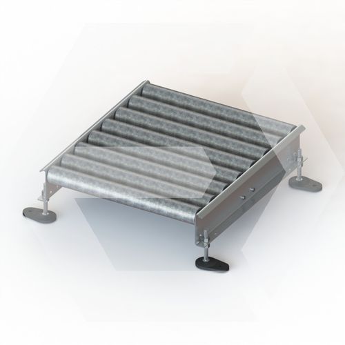 Rollenförderer - CRL XL 630 IRO - ERIMAC - horizontal / für Materialumschlag / höhenverstellbar