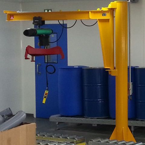 Säulenschwenkkran - ERIMAC - für Hubanwendungen / elektrisch / ATEX