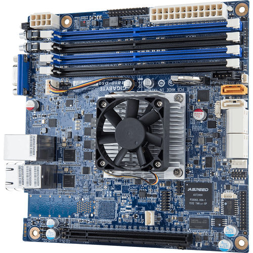 Mini-ITX-Mainboard - MB10-DS1 - GIGABYTE G.B.T Technology Trading GmbH - Quad-Core / Broadwell / Intel®