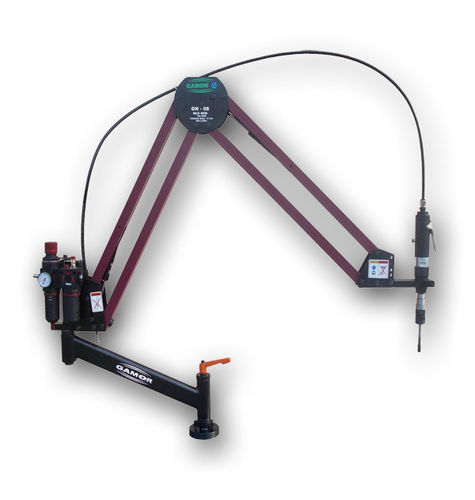 Gelenkarm-Gewindeschneidmaschine - GN08 M2-M8 - GAMOR - pneumatisch