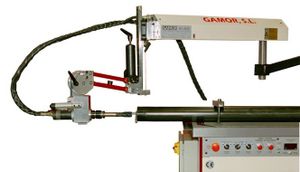 Gelenkarm-Gewindeschneidmaschine - MTC-M39 (M2-M39) - GAMOR - hydraulisch / Drehzahlreglung