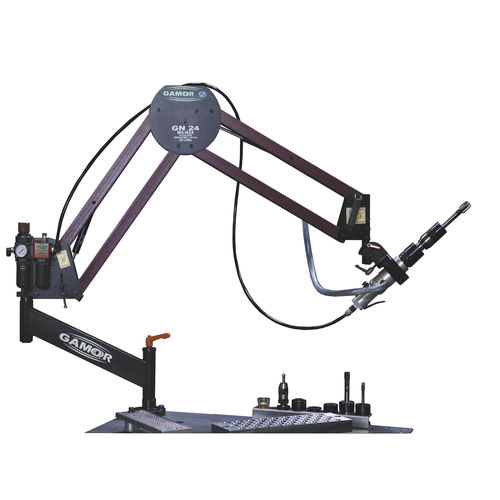 Gelenkarm-Gewindeschneidmaschine - GN/24 M5-M24 - GAMOR - vertikal / horizontal / pneumatisch