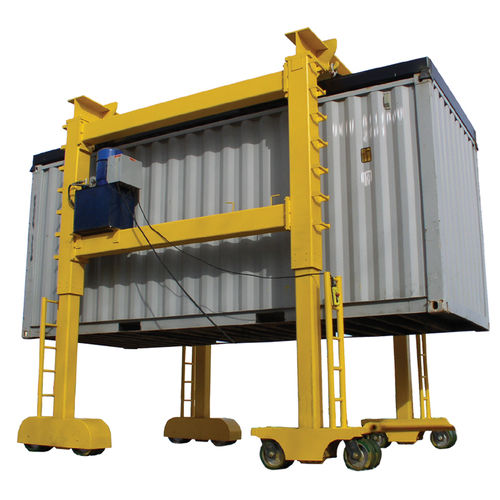 Portalkran mit Gummireifen - TMSC series - Air Technical Industries - für Container / Stahl / gehärtet