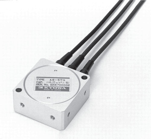 Dreiachsiger Beschleunigungsmesswandler - AS-TG series  - Kyowa Electronic Instruments Co. - piezoelektrisch