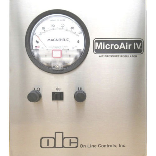 Ultra-Niedrigdruck-Druckregler - MicroAir IV - On Line Controls, Inc. - für Luft / Federdruck / einstufig