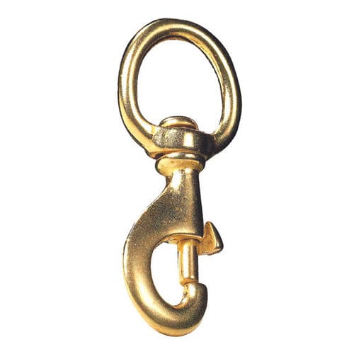 Karabiner mit Drehgelenk - A0 series - CARCANO - Messing / asymmetrisch