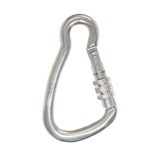 Karabiner mit Verriegelung - A0 K series - CARCANO - Aluminium / asymmetrisch