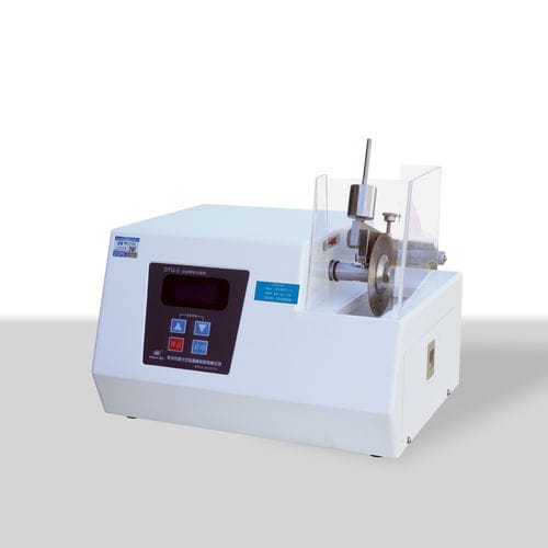 Langsamläufer-Schneidemaschine - DTQ-5 - Laizhou Weiyi Experiment Machine Manufacturing Co., Ltd. - Rundmesser / für Metall / Proben
