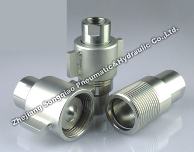 Hydraulikanschluss - KZE-BE series - Zhejiang Songqiao Pneumatic and Hydraulic Co.,Ltd - für Gas / Gewinde / Schnell