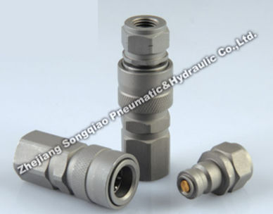 Schnellkupplung - LSQ-TF - Zhejiang Songqiao Pneumatic and Hydraulic Co.,Ltd - hydraulisch / Stahl / Hochdruck