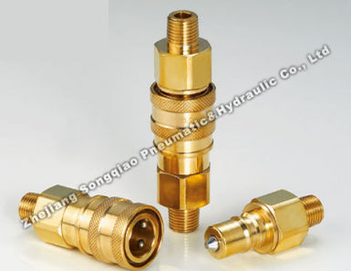 Schnellkupplung - LSQ-S8 series - Zhejiang Songqiao Pneumatic and Hydraulic Co.,Ltd - pneumatisch / hydraulisch / Messing