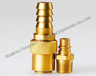 Schnellkupplung - LSQ-K series - Zhejiang Songqiao Pneumatic and Hydraulic Co.,Ltd - pneumatisch / Messing / Modul