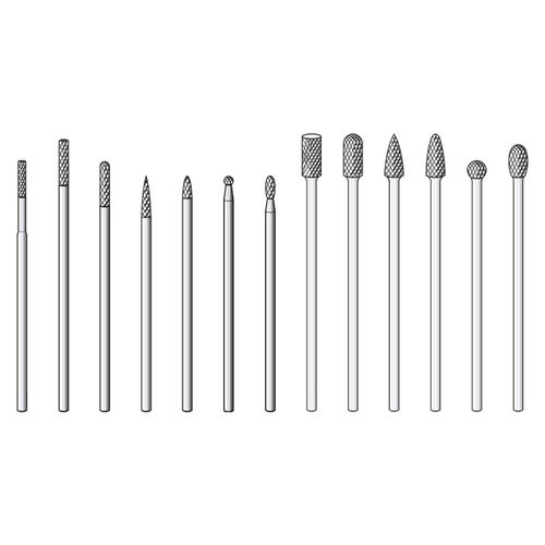Vollmetall-Fräser - 460 000 1 series - Bipol - Frässtift / für Metall / Schaft